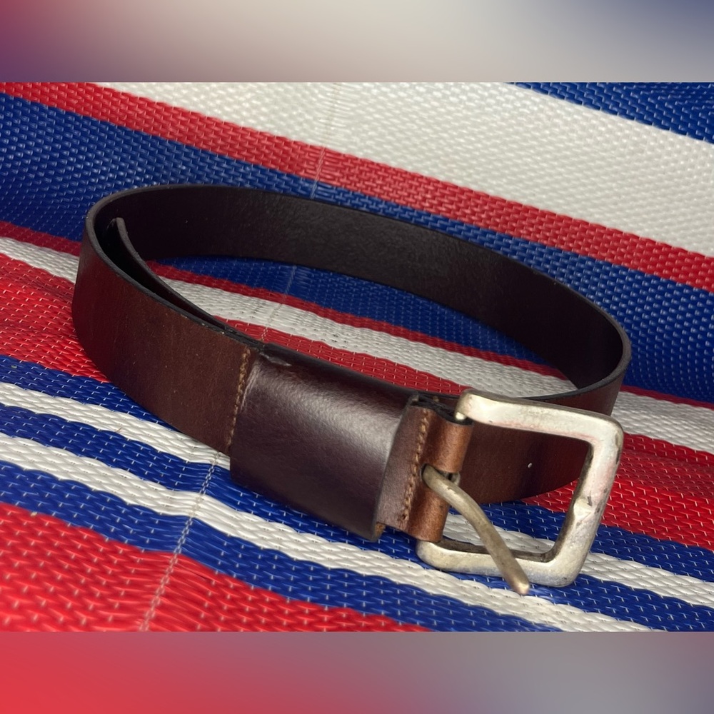 🥳✨ India Brown Genuine Leather Weatherproof Men's  Classic Elegant Vintage Belt - Picture 7 of 17